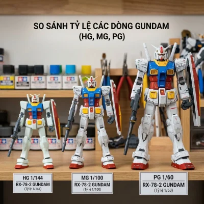 Khám phá những mô hình Gundam đẹp, chi tiết sắc nét cho fan Gundam  